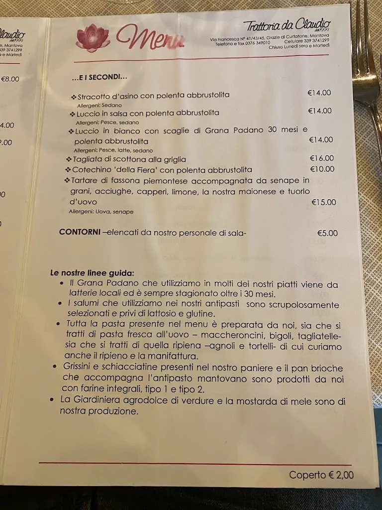 Menu_Trattoria da Claudio 1999_Buscoldo_immagine_2