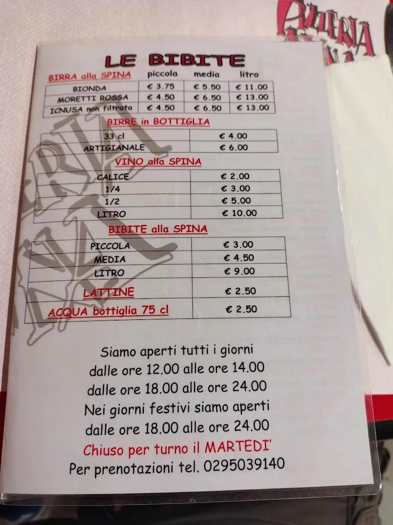 Menu_Bar Pizzeria Anna_Bussero_image_3