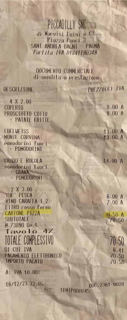 Adriano Cardali_Piccadilly_Busto Garolfo_review