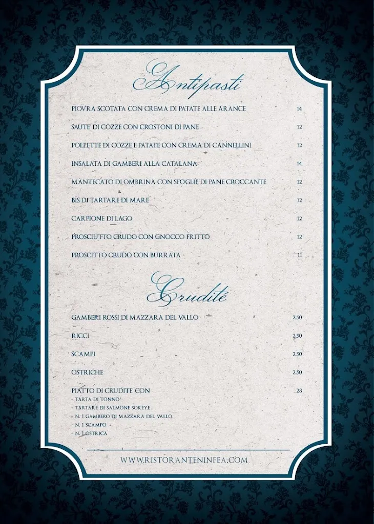 Menü_Ristorante Ninfea Cadrezzate_Cadrezzate_Bild_4