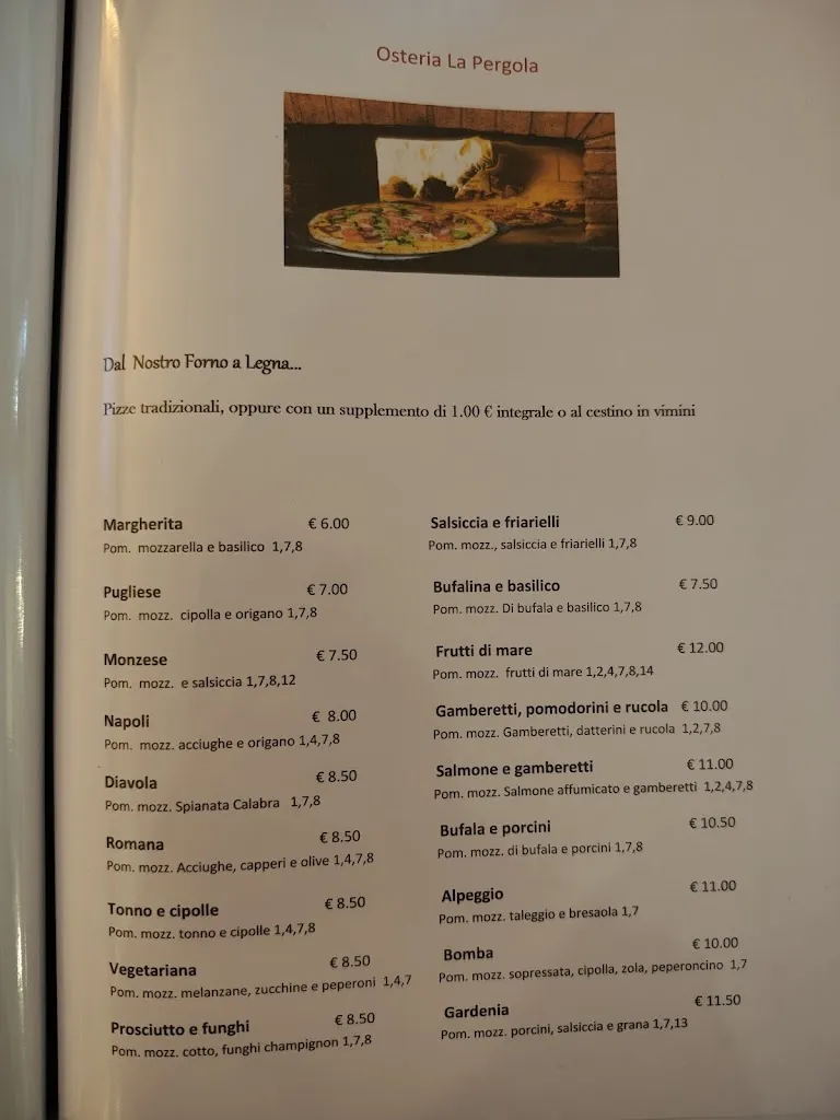 Menu_Osteria La Pergola_Cabiate_image_3
