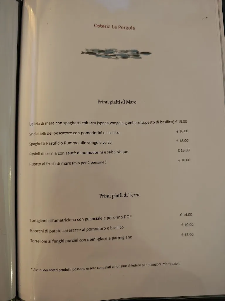 Menu_Osteria La Pergola_Cabiate_image_4