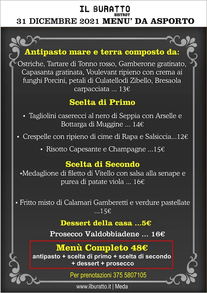 Menu_Il Buratto - Ristorante Pizzeria_Cabiate_image_2