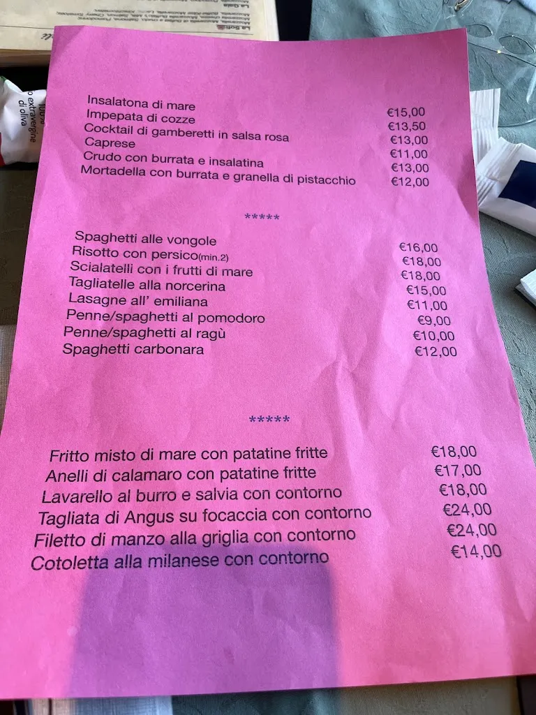 Menu_Laguna Beach Ristorante_Calozzo_immagine_1