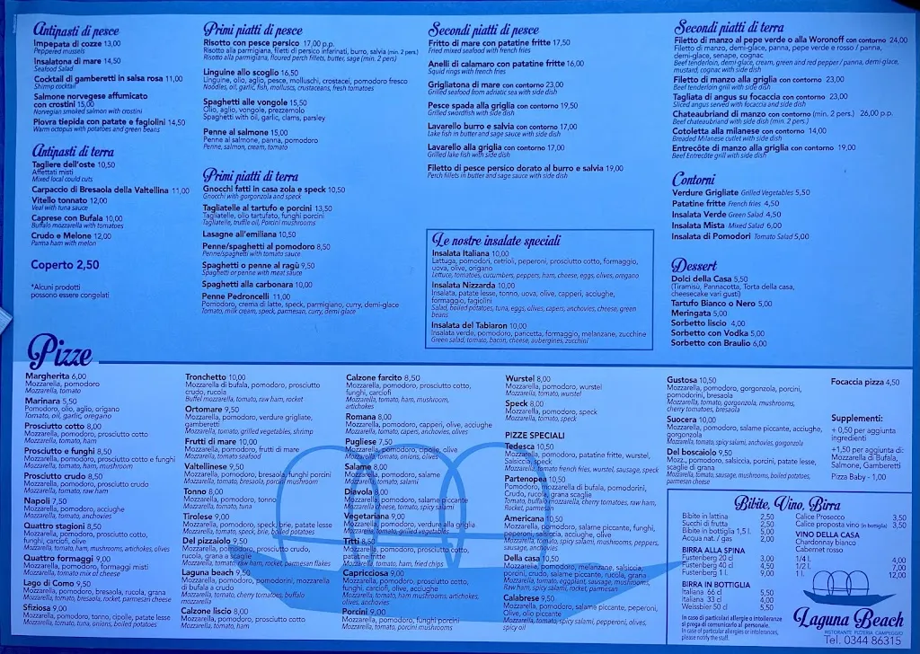 Menu_Laguna Beach Ristorante_Calozzo_immagine_2