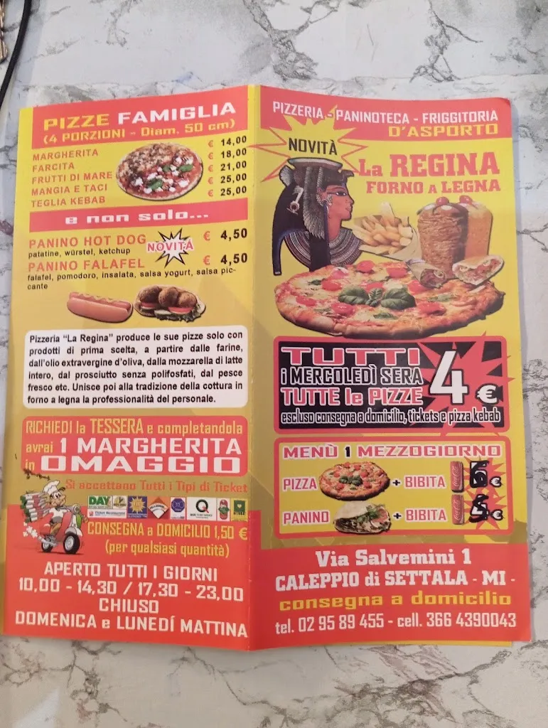 Menu_Pizzeria La Regina - Caleppio_Caleppio_image_1