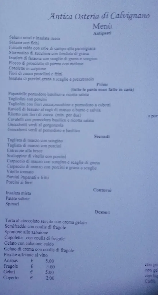 Menu_Antica Osteria Di Calvignano_Calvignano_image_1