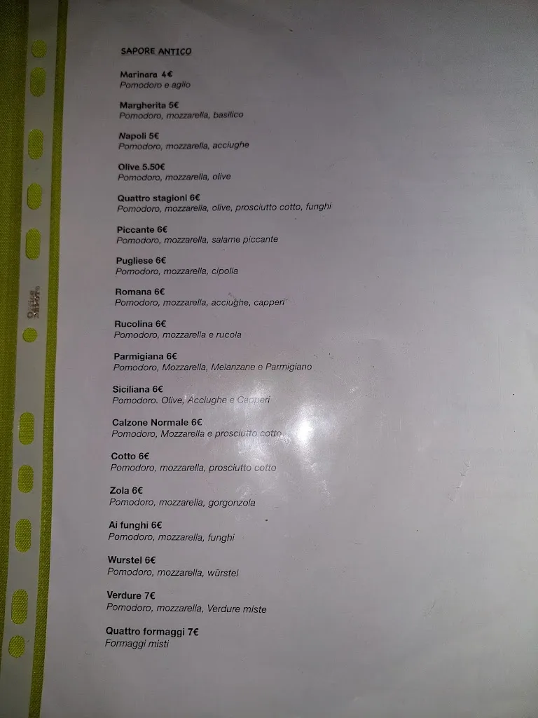 Menu_Ristorante Pizzeria Sapore Antico_Calvignasco_immagine_1