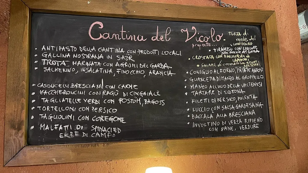 Menü_Cantina del Vicolo di Ravarotto Pierpaolo_Calvagese della Riviera_Bild_2