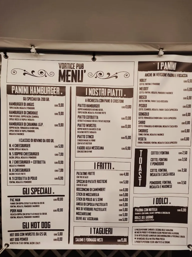 Menu_Vortice pub_Calvisano_image_1