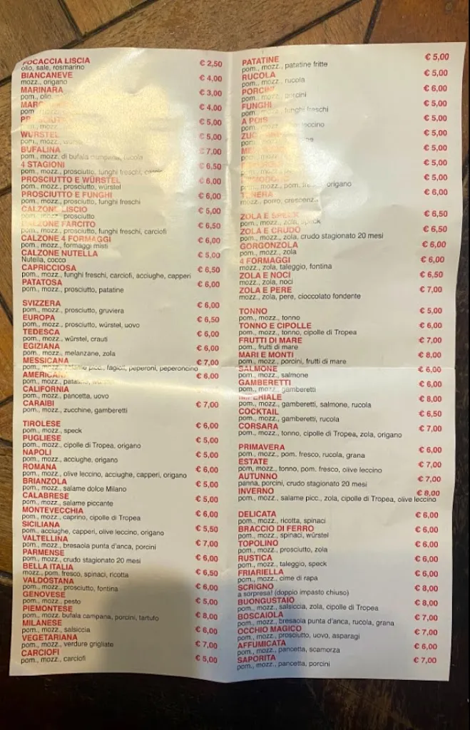 Menu_Pizzeria Mon Amour_Campofiorenzo-California_image_1