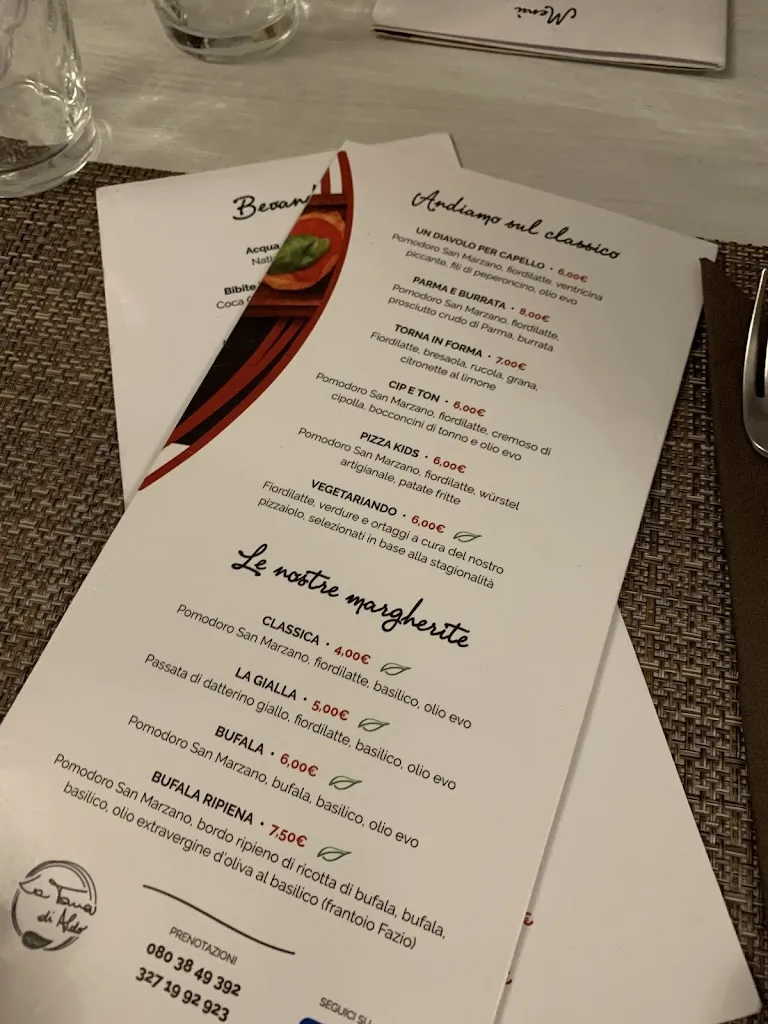 Menu_La Tana di Aldo | Pizzeria Napoletana_Acquaviva delle Fonti_immagine_1