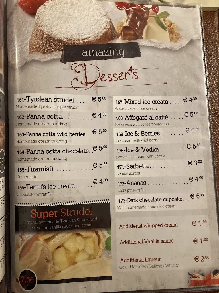 Menü_Residence Ristorante Pizzeria Kamerloy_Campitello_Bild_4