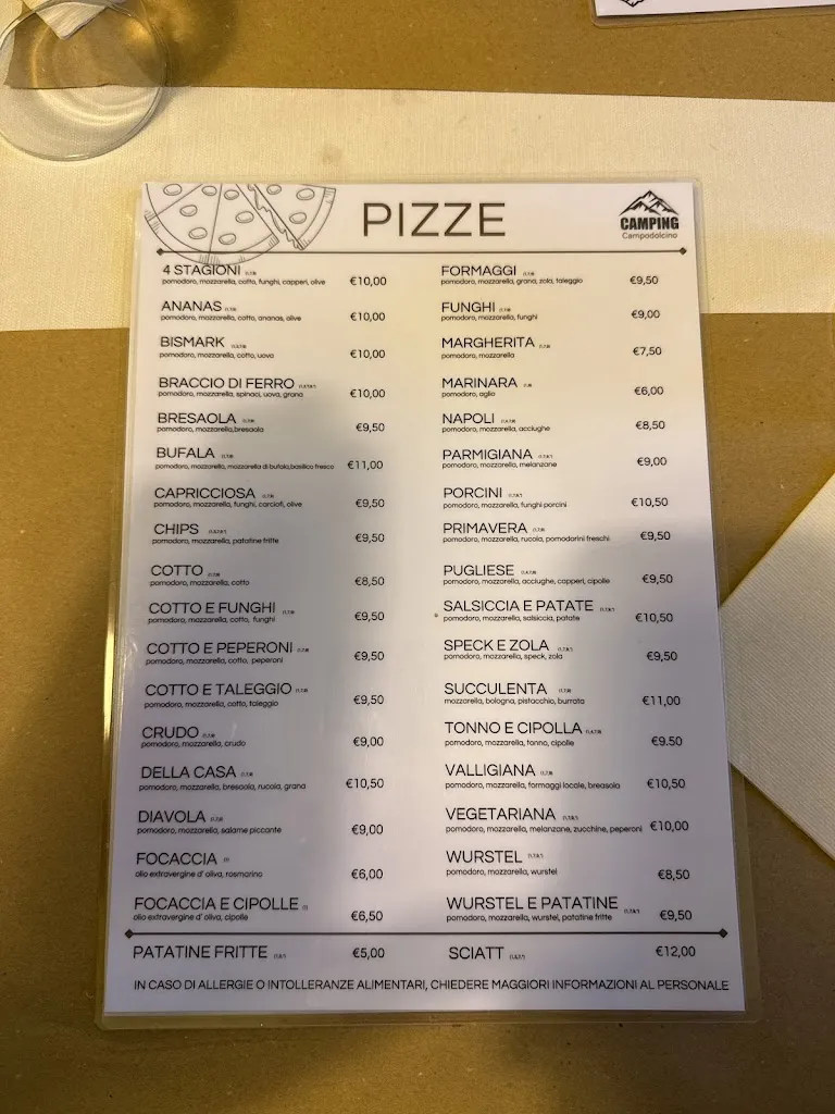 Menu_Campodolcino Camping Pizzeria_Campodolcino_image_1
