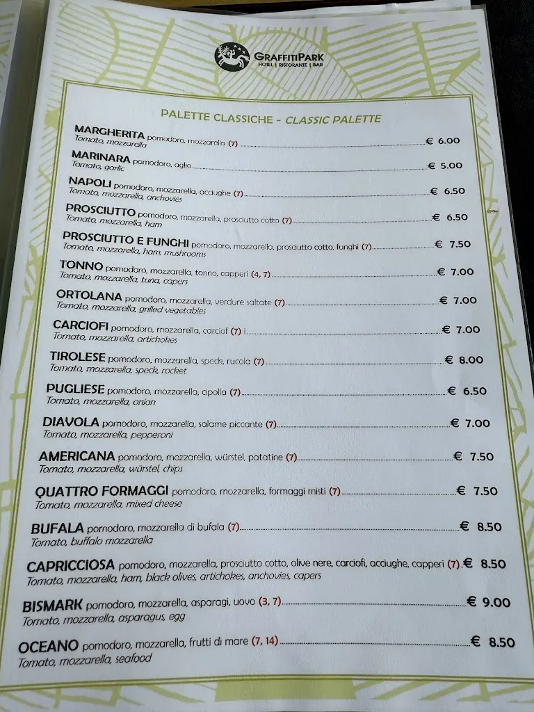 Menu_Ristorante GraffitiPark_Capo di Ponte_image_2