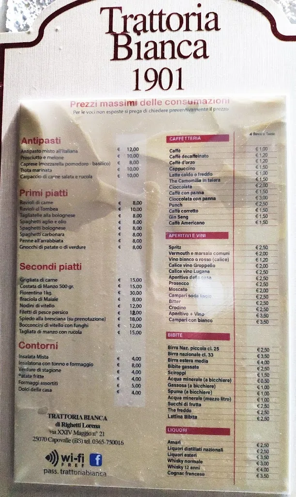Menu_Trattoria Bianca dal 1901 - Capovalle_Capovalle_image_2