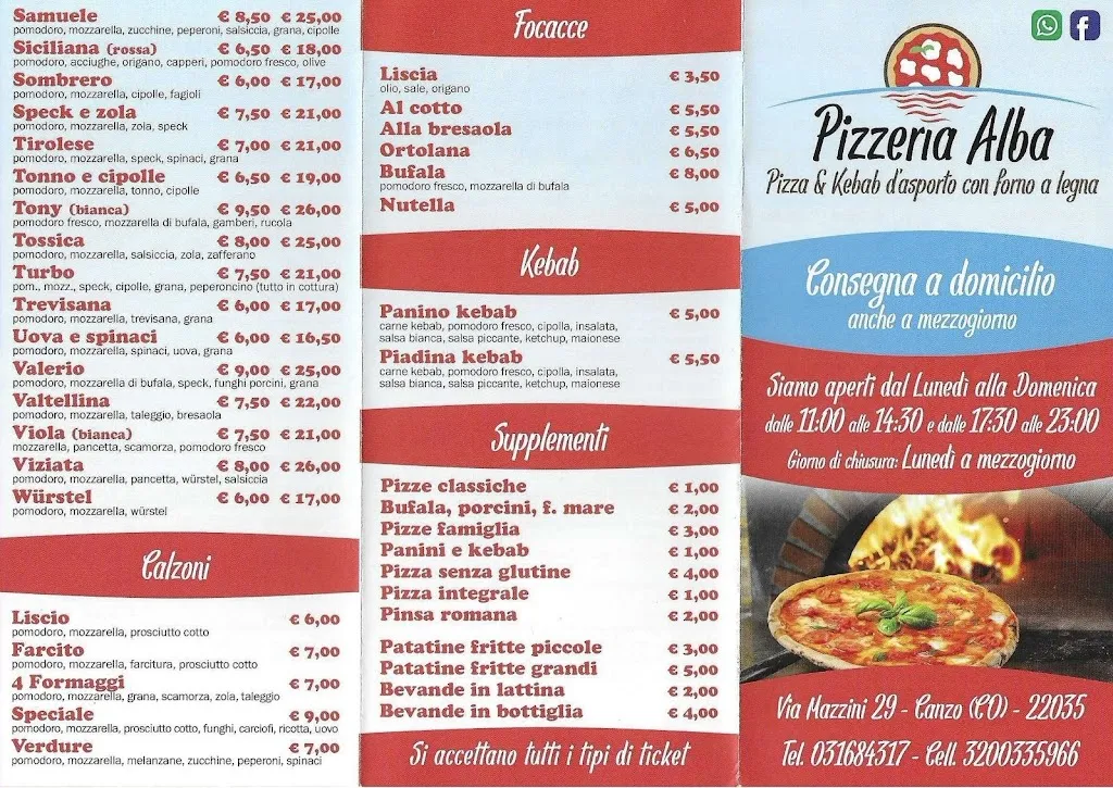 Menu_Pizzeria alba_Canzo_image_1