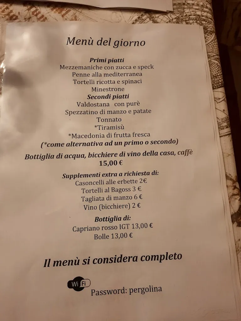 Menu_Antica Trattoria La Pergolina_Capriano del Colle_immagine_1