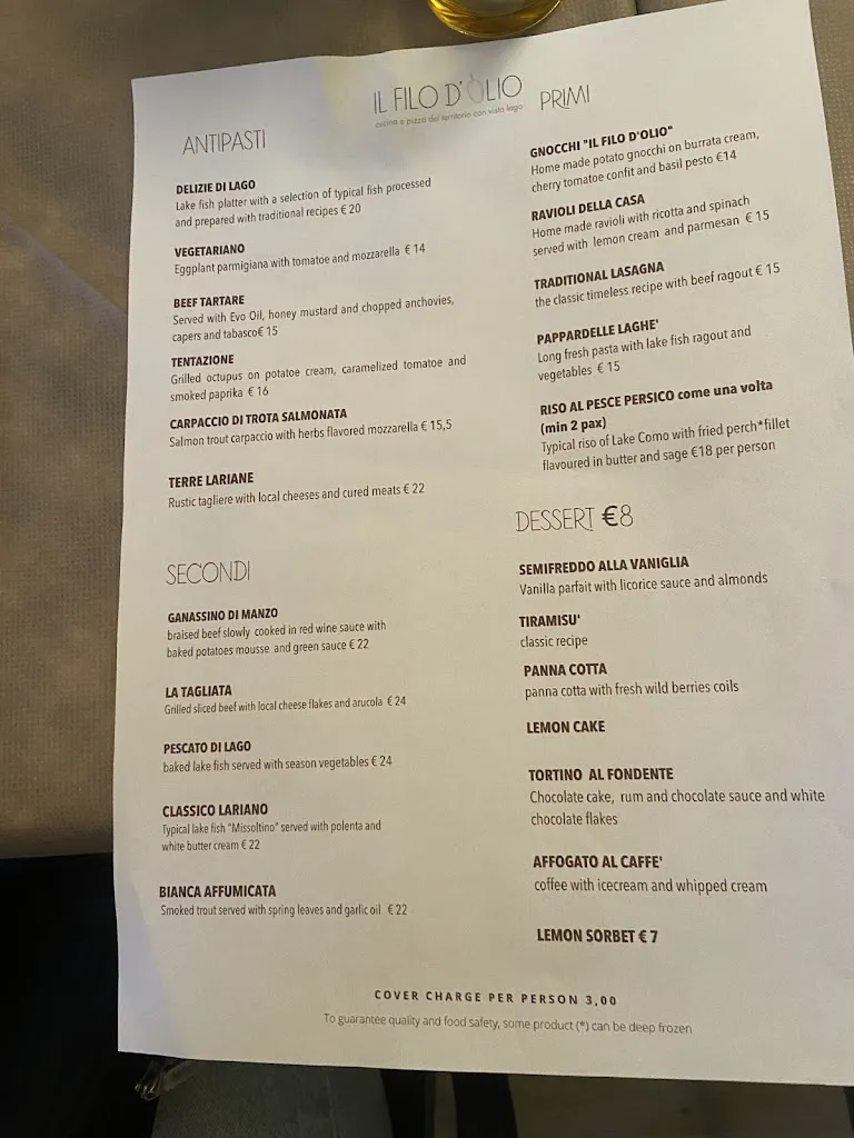 Menu_Ristorante Il Filo d'Olio_Carate Urio_image_1