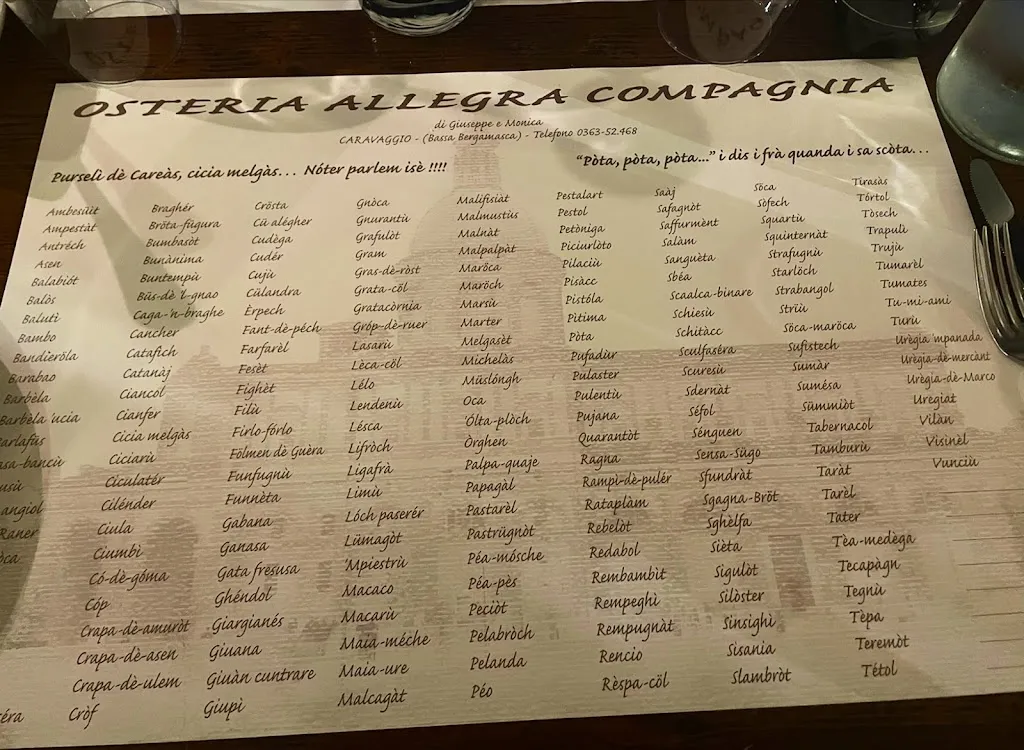 Menu_Osteria Allegra Compagnia dal 1989_Caravaggio_image_1
