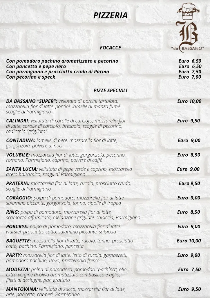 Menu_Da Bassano_Caravaggio_image_2