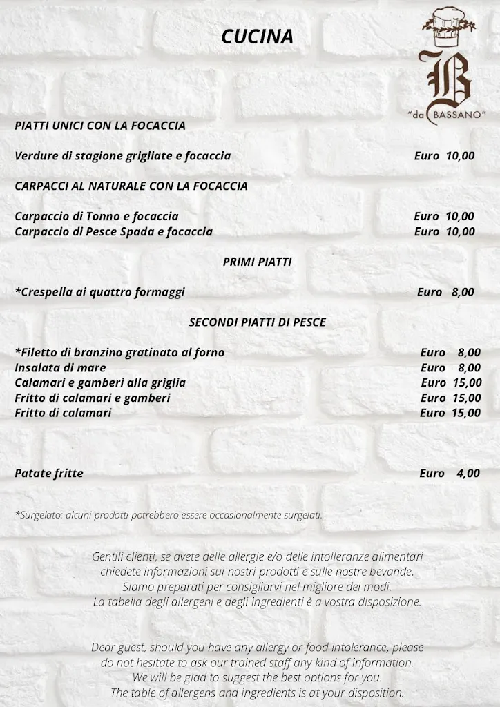 Menu_Da Bassano_Caravaggio_image_3