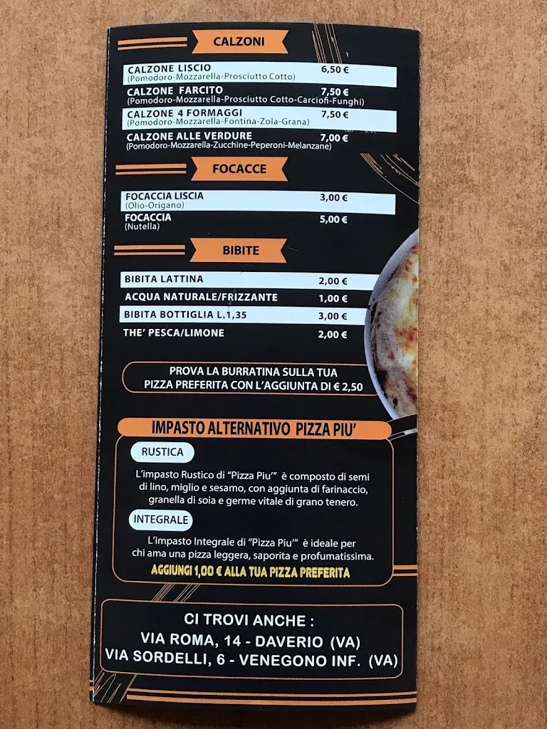 Menu_Pizza Più_Carnago_image_1