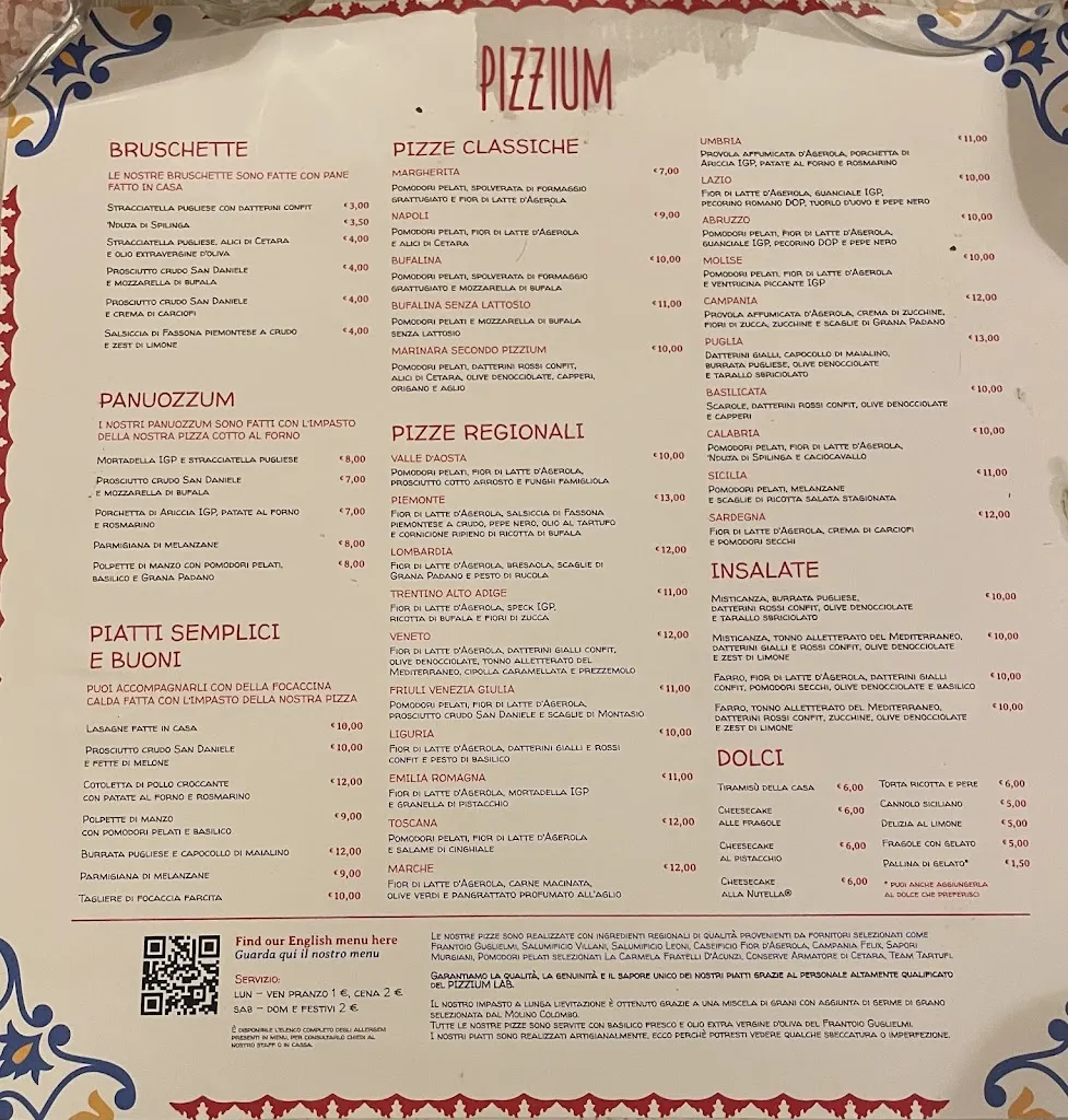 Menu_Pizzium - Gallarate_Cardano al Campo_image_1