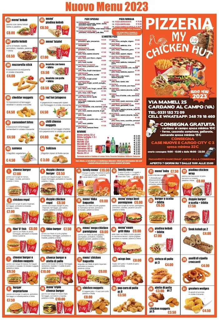 Pizzeria My Chicken Hut_Cardano al Campo_menu_image_1