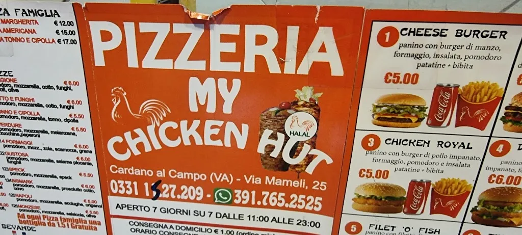 Menu_Pizzeria My Chicken Hut_Cardano al Campo_image_2