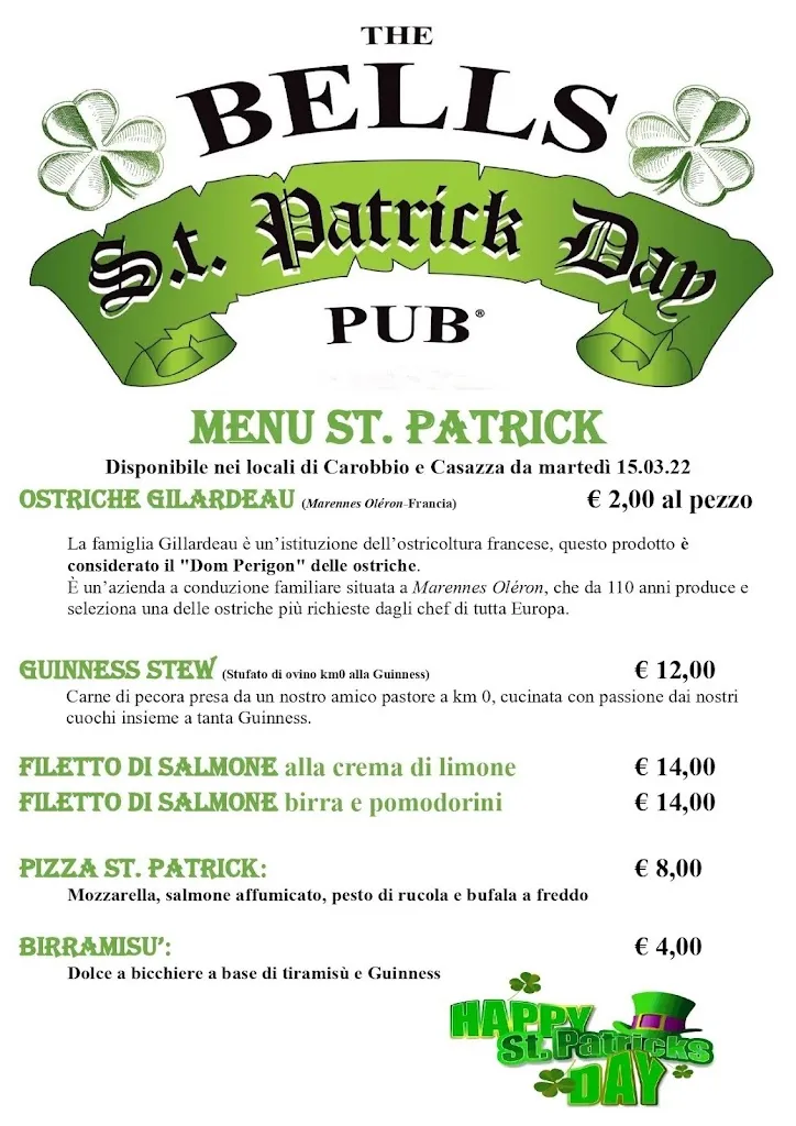 Menu_THE BELLS PUB® - Carobbio_Carobbio_image_4