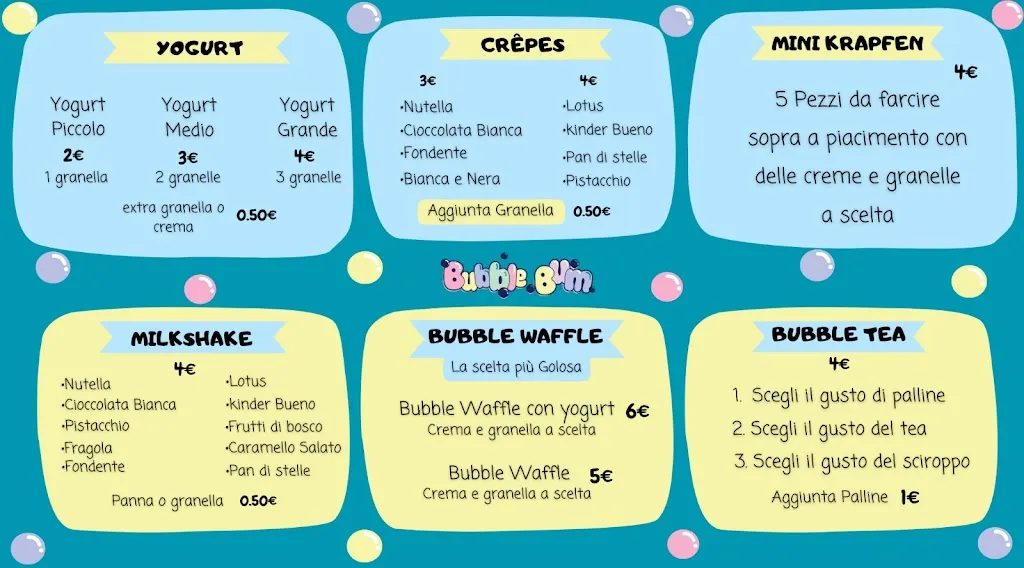 Menu_Bubble Bum_Acquaviva delle Fonti_image_1