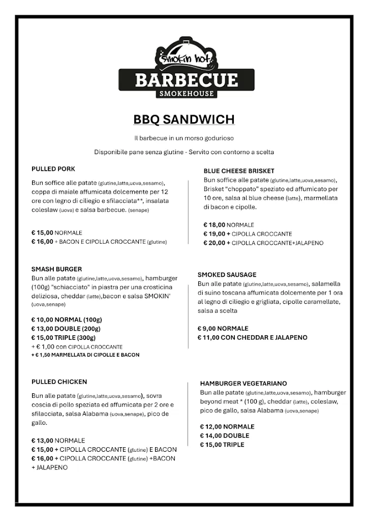 Menu_SMOKIN' HOT BARBECUE - SMOKEHOUSE_Caronno Pertusella_image_3