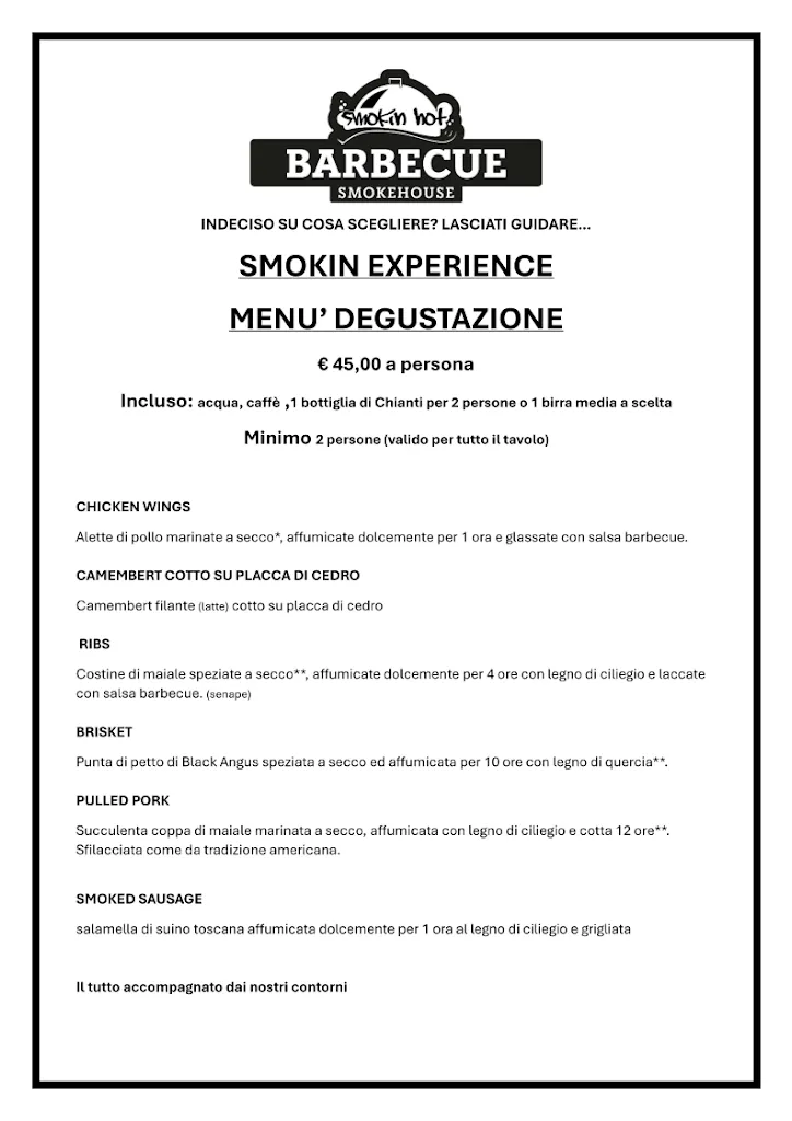 Menu_SMOKIN' HOT BARBECUE - SMOKEHOUSE_Caronno Pertusella_image_4