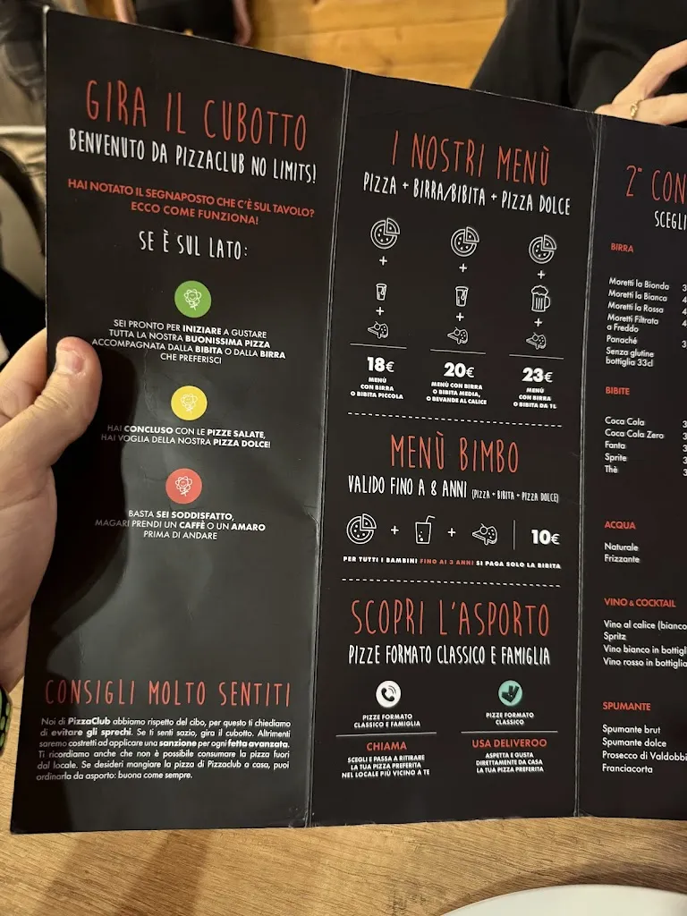 Menu_PizzaClub No Limits - Caronno Pertusella_Caronno Pertusella_image_3