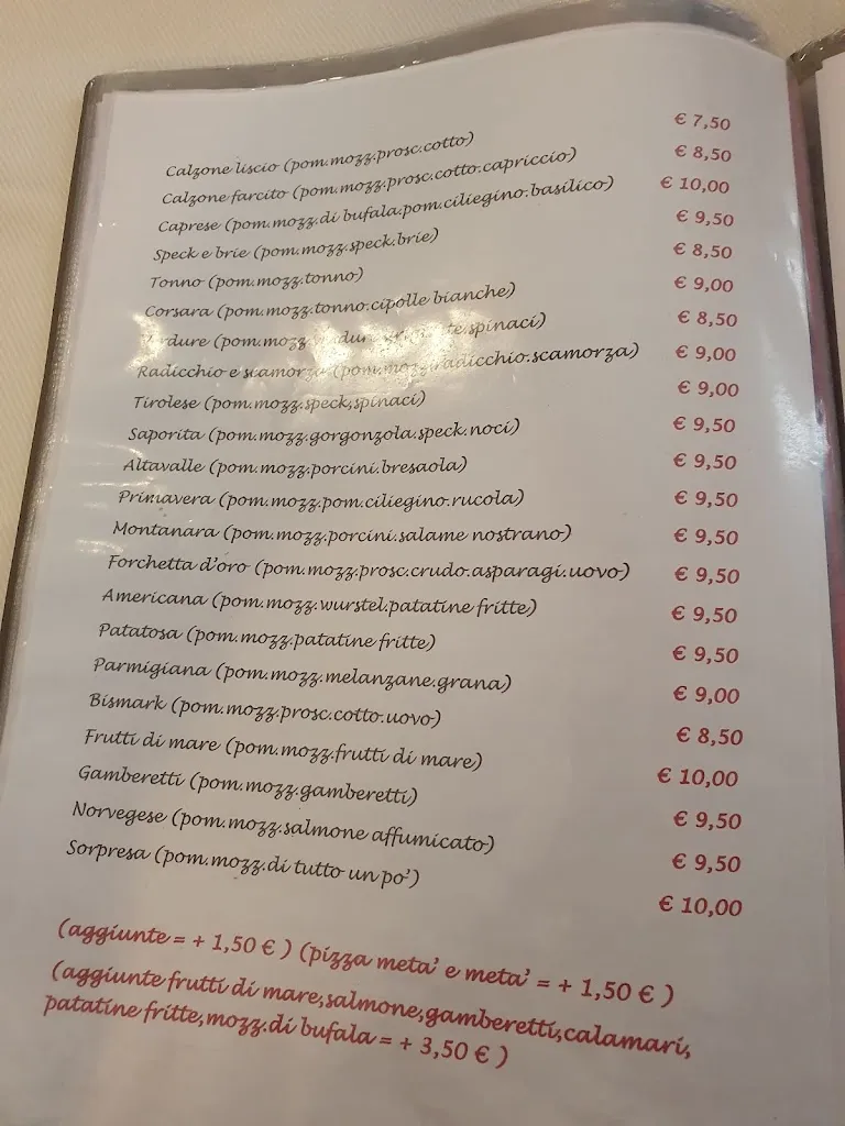 Menu_La Forchetta d'Oro - Ristorante Pizzeria_Carvico_image_4