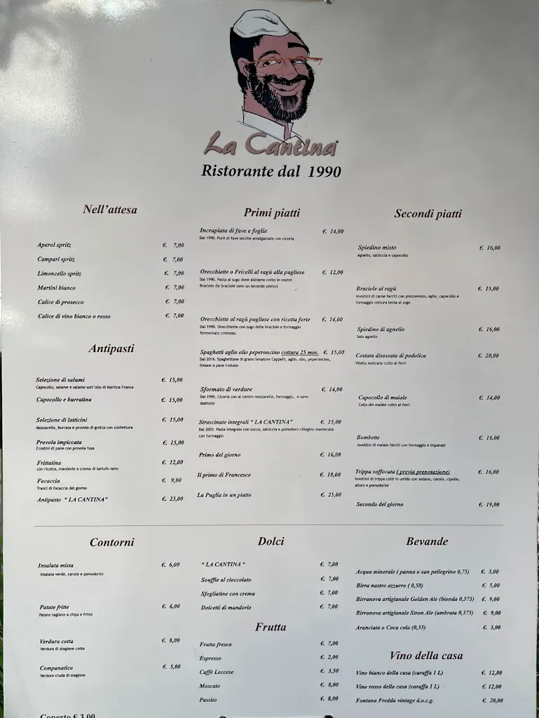 Menu_Ristorante La Cantina_Alberobello_image_1