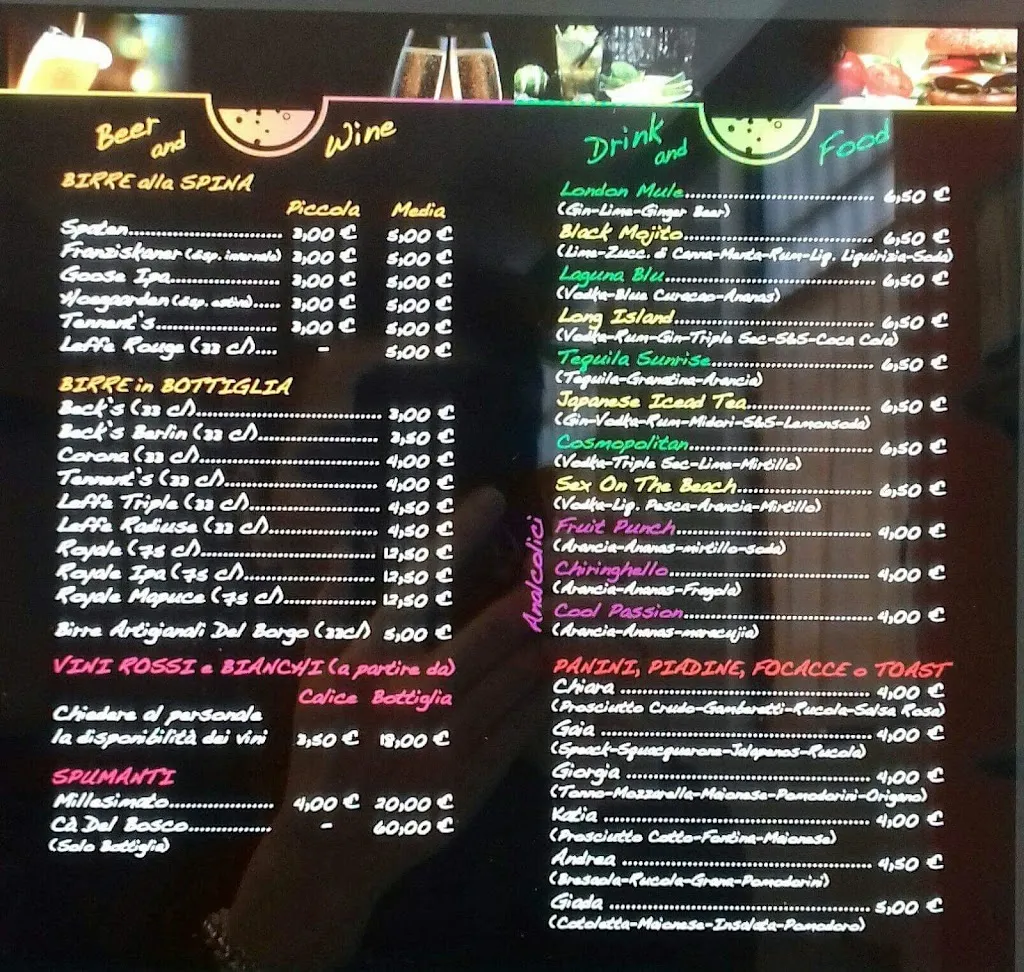 Menu_Il Chiringuito_Carugate_immagine_1