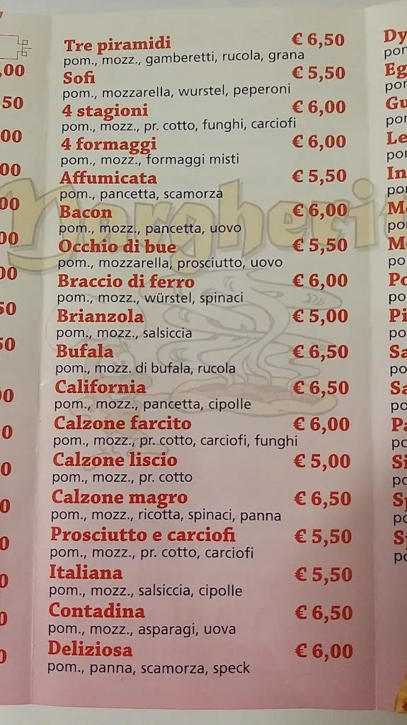 Menu_Pizzeria La Margherita_Casaletto Vaprio_immagine_4
