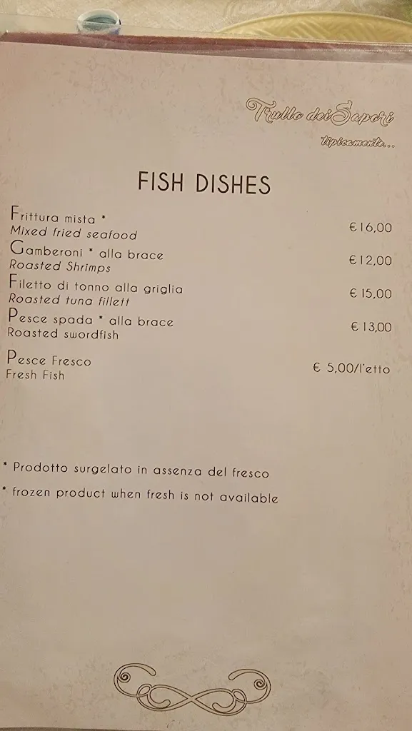 Menu_Trullo dei Sapori_Alberobello_image_4