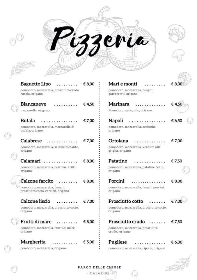 Menu_Ristorante Pub Pizzeria Parco Delle Chiuse_Casargo_image_1