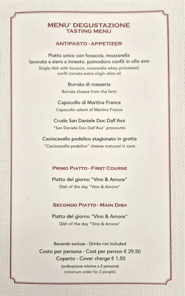 Menü_Vino & Amore_Alberobello_Bild_2