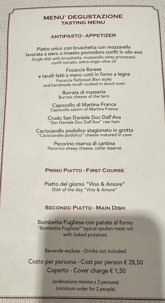 Menü_Vino & Amore_Alberobello_Bild_3