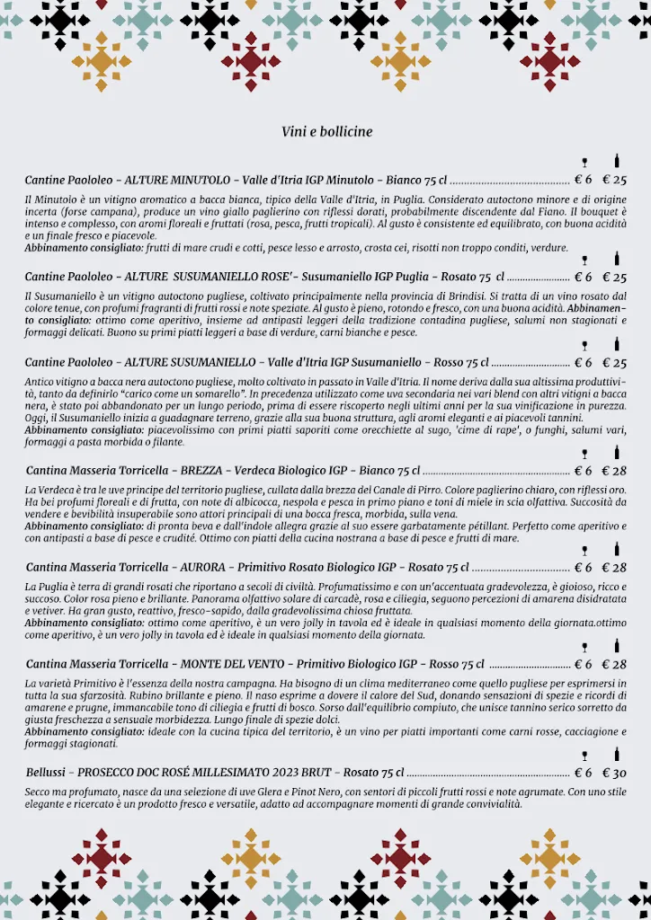 Menu_Ristorante I Primi di Puglia - Pasta Experience - Alberobello_Alberobello_image_1