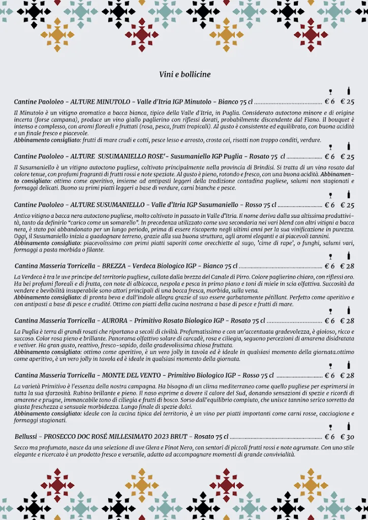 Menu_Ristorante I Primi di Puglia - Pasta Experience - Alberobello_Alberobello_image_2
