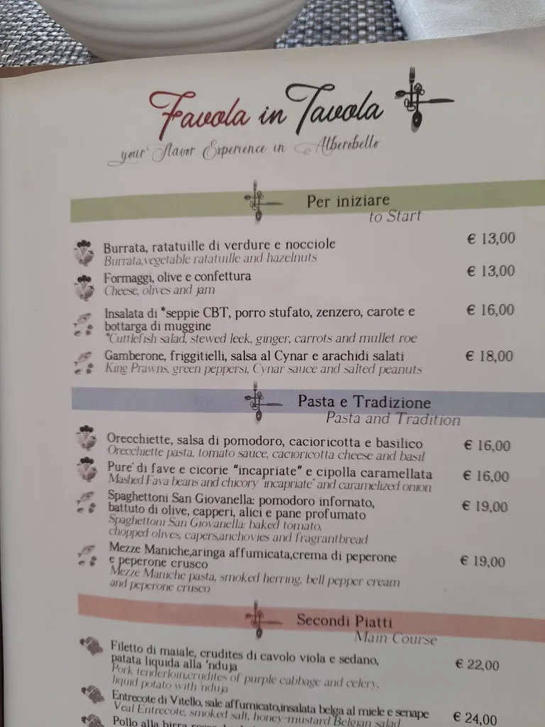 Menu_Favola in Tavola Ristorante Cucina & Vini_Alberobello_image_4