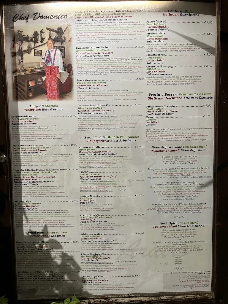 Menu_Ristorante L'Aratro_Alberobello_image_1