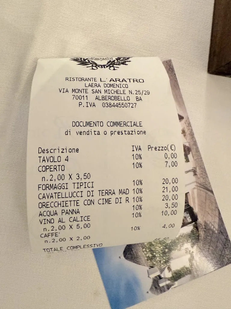 Mary JayZ_Ristorante L'Aratro_Alberobello_review