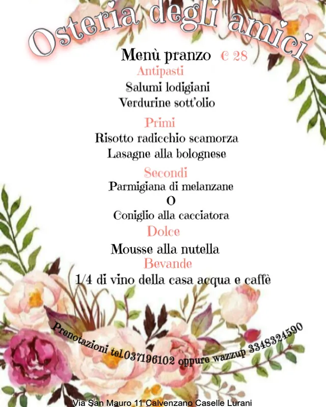 Menu_L'osteria degli Amici Snc di Ferdico Emanuele & c._Caselle Lurani_image_4