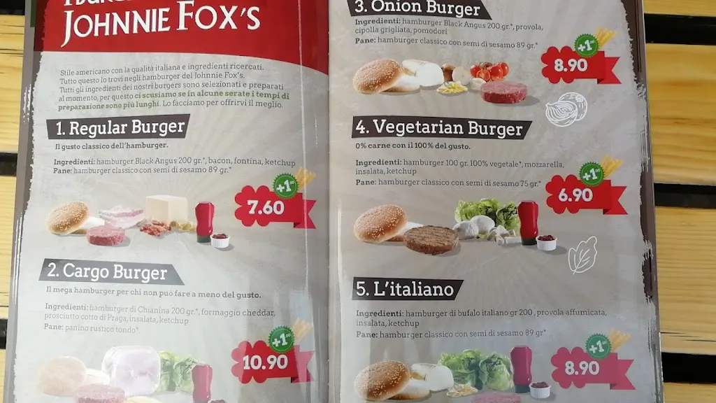 Menu_Johnnie Fox's_Casorate Sempione_image_3